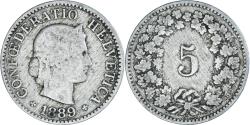 World Coins - Coin, Switzerland, 5 Rappen, 1889, Bern, , Copper-nickel, KM:26