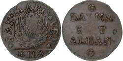 World Coins - Republic of Venice, Dalmatia and Albania, Gazzetta, 2 Soldi, 1684-1691, Copper