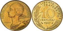 World Coins - Coin, France, Marianne, 10 Centimes, 1987, Paris, , Aluminum-Bronze