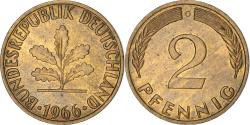 World Coins - Coin, GERMANY - FEDERAL REPUBLIC, 2 Pfennig, 1966, Karlsruhe, , Bronze