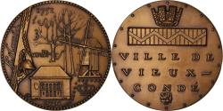 World Coins - France, Medal, Ville de Vieux-Condé, Nord, Geography, 1956, , Bronze