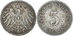 World Coins - Coin, Germany, 5 Pfennig, 1908
