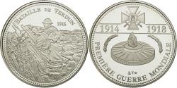 World Coins - France, Medal, Première Guerre Mondiale, Bataille de Verdun,