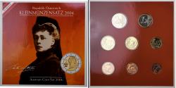 World Coins - Austria, Set 1 ct. - 2 Euro, Bertha von Suttner, 2004, Vienna,