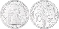 World Coins - Coin, FRENCH INDO-CHINA, 10 Cents, 1945, Paris, , Aluminum, KM:28.1