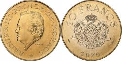 World Coins - Monaco, Rainier III, 10 Francs, 1976, MDP, série FDC, Copper-Nickel-Aluminum