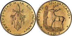 World Coins - Coin, VATICAN CITY, Paul VI, 20 Lire, 1975, , Aluminum-Bronze, KM:120
