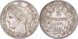 World Coins - France, 2 Francs, Cérès, 1871, Paris, Silver, , Gadoury:530