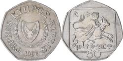 World Coins - Coin, Cyprus, 50 Cents, 1996
