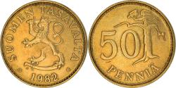 World Coins - Coin, Finland, 50 Penniä, 1982, , Aluminum-Bronze, KM:48