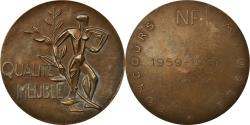 World Coins - France, Medal, Concours Meubles, 1960, , Bronze