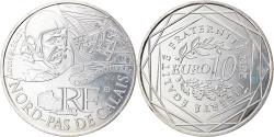 World Coins - France, 10 Euro, Nord-Pas de Calais, 2012, Paris, , Silver, KM:1880
