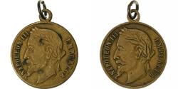 World Coins - France, Medal, Napoléon III, Empereur, Brass,