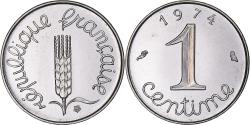 World Coins - Coin, France, Épi, Centime, 1974, Paris, , Stainless Steel, KM:928