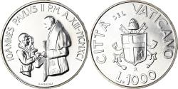 World Coins - Coin, VATICAN CITY, John Paul II, 1000 Lire, 1991, FDC, , Silver