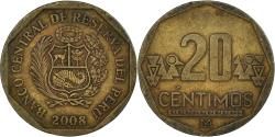 World Coins - Coin, Peru, 20 Centimos, 2008
