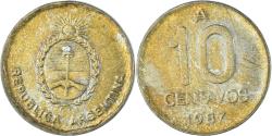 World Coins - Coin, Argentina, 10 Centavos, 1987