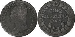 World Coins - France, 5 Centimes, Dupré, AN 7 (1798-1799), Strasbourg, Bronze,