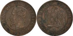 World Coins - Coin, France, Napoleon III, Centime, 1857, Marseille, , Bronze