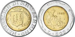 World Coins - Coin, San Marino, 500 Lire, 1989
