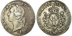 World Coins - Coin, France, Louis XV, Écu de Béarn au bandeau, Ecu, 1755, Pau,