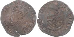 World Coins - Coin, Spanish Netherlands, Philip II, Liard, 1593, Maastricht, , Copper