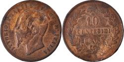 World Coins - Coin, Italy, Vittorio Emanuele II, 10 Centesimi, 1867, Birmingham,