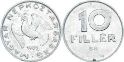 World Coins - Coin, Hungary, 10 Filler, 1985