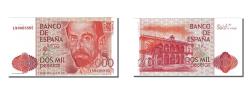 World Coins - Banknote, Spain, 2000 Pesetas, 1980, 1980-07-22, UNC(65-70)