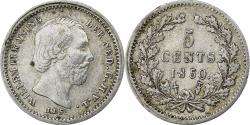 World Coins - Netherlands, William III, 5 Cents, 1850, Silver, , KM:91