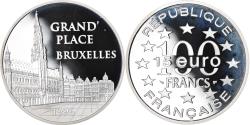 World Coins - Coin, France, Grand'Place de Bruxelles, 100 Francs-15 Euro, 1996, BE,