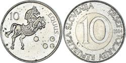 World Coins - Coin, Slovenia, 10 Tolarjev, 2004