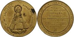World Coins - Spain, Medal, Nostra Senora de la Bonanova Patrona, Brass,