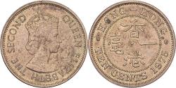 World Coins - Hong Kong, Elizabeth II, 10 Cents, 1975, Nickel-brass, , KM:28.3