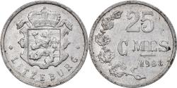 World Coins - Coin, Luxembourg, Jean, 25 Centimes, 1963, , Aluminum, KM:45a.1