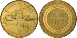 World Coins - France, Token, Bacs de Seine, Rouen-Le Havre, 2013, Copper-nickel Aluminium