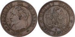 World Coins - France, Napoleon III, 2 Centimes, Napoléon III, 1861, Bordeaux, Bronze