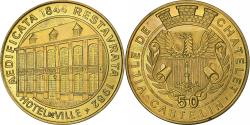 World Coins - Belgium, Token, 50 Castelin - Châtelet, 1982, Brass plated steel,