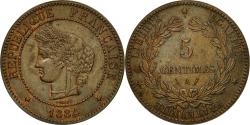 World Coins - Coin, France, Cérès, 5 Centimes, 1884, Paris, , Bronze, KM:821.1