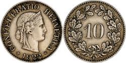 World Coins - Coin, Switzerland, 10 Rappen, 1922, Bern, , Copper-nickel, KM:27
