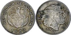 World Coins - Coin, Colombia, 10 Centavos, 1963