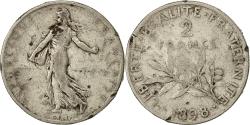 World Coins - Coin, France, Semeuse, 2 Francs, 1898, Paris, , Silver, KM:845.1