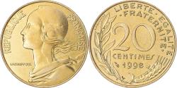 World Coins - Coin, France, Marianne, 20 Centimes, 1998, Paris, BU,