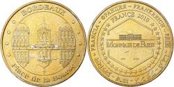 World Coins - France, Token, Bordeaux - Place de la Bourse, 2010, Copper-nickel Aluminium