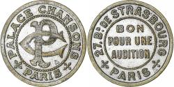 World Coins - France, Token, Paris, Palace Chansons, Bon pour une Audition, Nickel plated