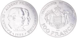 World Coins - Coin, Monaco, Rainier III et Albert, 100 Francs, 1982, ESSAI, , Silver