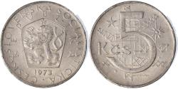 World Coins - Coin, Czechoslovakia, 5 Korun, 1973