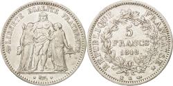 World Coins - Coin, France, Hercule, 5 Francs, 1848, Bordeaux, , Silver, KM:756.4
