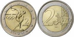 World Coins - Greece, 2 Euro, 2004, Athens, Bi-Metallic, , KM:209