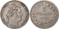 World Coins - Coin, France, Louis-Philippe, 5 Francs, 1834, Rouen, , Silver